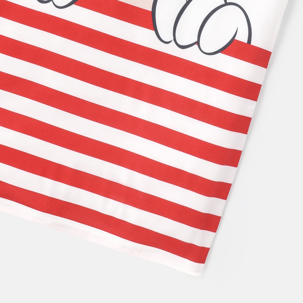 Disney Family Matching Short-sleeve Graphic Striped Naia™ Tee White big image 12