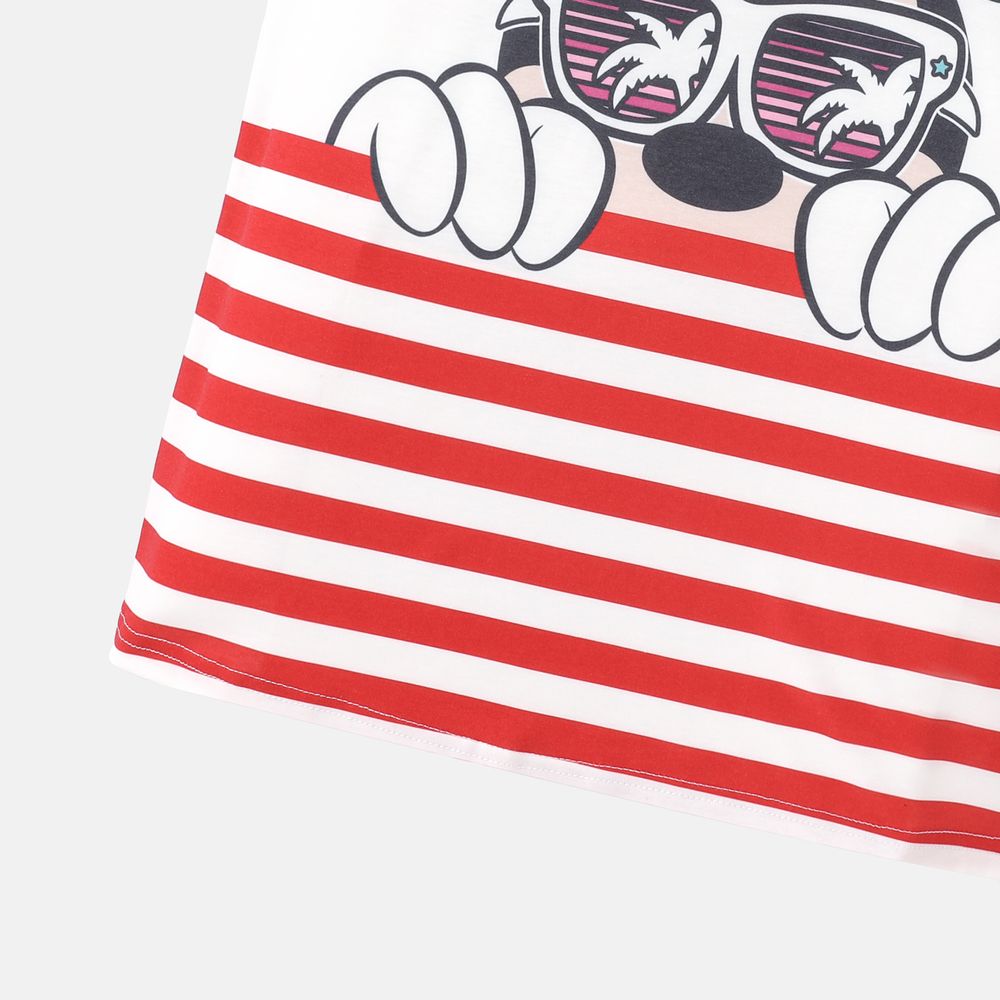 Disney Family Matching Short-sleeve Graphic Striped Naia™ Tee White big image 7
