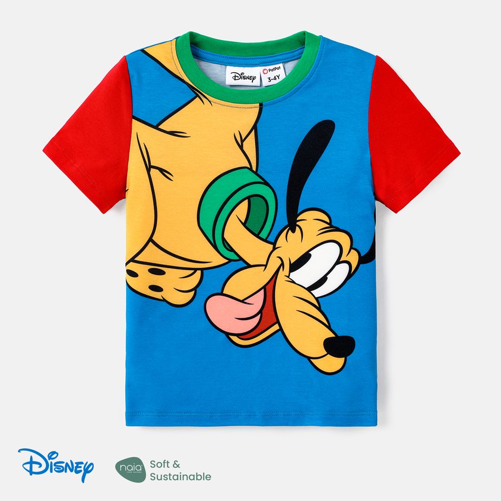 Disney Toddler Girl/Boy Character Print Naia™ Short-sleeve Tee Blue big image 1