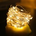 LED Light Flexible String Lamp Copper Wire Cabinet Lamp Bookcase Decoration Wedding Party Beige image 5