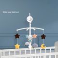 Cartoon Baby Bed Bell Crib Rattles Music Educational Infant Baby Toys Light Grey
