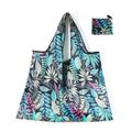 1PC Foldable Shopping Bags Groceries Recyclable Grocery Tote Pouch Eco-Friendly Heavy Duty Washable Shopping Bag Turquoise