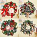 Cute Small Hanging Christmas Garland Home Decoration Red