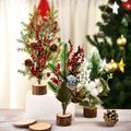 Christmas Ornaments Mini Christmas Tree Desktop Simulation Christmas Tree Xmas Decorats For Home 2021 New Year Gift Lavender