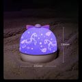 Night Light With Chargeable Universe Starry Sky Rotate LED Lamp Colorful Flashing Star Kids Baby Gift Pink image 4