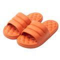 Mute EVA Sofa Slides Women Thick Sole Soft Indoor Slippers Women Anti-slip Sandals Men Summer Platform Women Shoes Bath Orange image 2