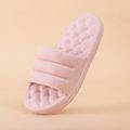 Mute EVA Sofa Slides Women Thick Sole Soft Indoor Slippers Women Anti-slip Sandals Men Summer Platform Women Shoes Bath Pink image 2