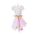 Cute Animal Baby Infant Soothe Appease Towel Soft Plush Comforting Toy Velvet Appease Baby Sleeping Doll Supplies Pink