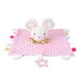 Cute Animal Baby Infant Soothe Appease Towel Soft Plush Comforting Toy Velvet Appease Baby Sleeping Doll Supplies Pink image 2