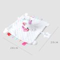 Cute Animal Baby Infant Soothe Appease Towel Soft Plush Comforting Toy Velvet Appease Baby Sleeping Doll Supplies Pink image 3