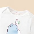 Care Bears Baby Boy/Girl Bird Print Casual Cotton Jumpsuit/One Piece White