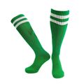 Stripe Athleisure Stocking Socks for Toddlers / Kids Green