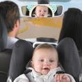 Safety Seat Rear View Mirror Cute Baby Car Mirror Reverse Installation Car Interior View giraffe Haha Mirror Light Grey