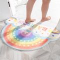Plush Suede Bedroom Non-Slip Floor Flocking Mat High Water Absorption Cartoon Carpet Multi-color