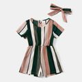 Stripe Series Short Rompers for Mommy and Me Multi-color
