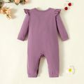 Ramadan Graphics Baby Graphic Flutter-sleeve Lavender Purple Long-sleeve Jumpsuit Lavender