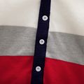 Toddler Boy Colorblock Button Design Sweater Cardigan Light Grey