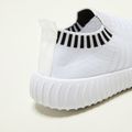 Toddler / Kid Knit Panel Slip-on Sports Shoes White image 3