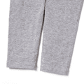 2-pack/1-pack Kid Girl 100% Cotton Solid Elasticized Leggings Grey image 4