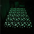 Luminous Floor Plush Mat Glow in the Dark for Living Room Bed Room Bedside Carpets Home Decoration Pink