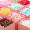 100g Shredded Crinkle Paper Raffia Candy Boxes DIY Gift Box Filling Material Party Arrangement Gift Wrapping Light Pink