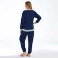 Maternity Round Neck Long-sleeve Royal Blue Sweater Royal Blue