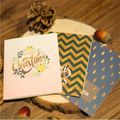 6-pack Folded Merry Christmas Wishes Cards Blessing Greeting Cards Multi-color