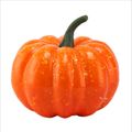 10-pack Assorted Artificial Pumpkins in Different Shapes and Sizes for Fall Harvest Festival, Thanksgiving Halloween Decorations Orange