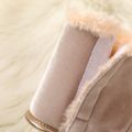 Baby / Toddler Solid Slip-on Fleece-lining Prewalker Shoes Rose Gold