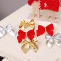 12- pack Christmas Ribbon Bows Christmas Tree Hanging Decor Xmas Wreaths Wrapping Supplies Red