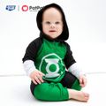 Justice League Baby Boy Green Lantern Hooded Jumpsuit Green