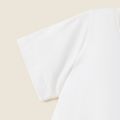 Valentine's Day Letter Print White 100% Cotton Short-sleeve T-shirts for Mom and Me White image 4