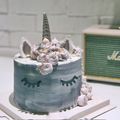 Unicorn Silicone Cake Mold 3D Unicorn Horn Ears and EyelashMold Cake Decoration for Cake Baking Cupcake Fondant Candy Chocolate White