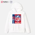 NFL Family Matching Cotton Graphic Hooded Sweatshirts White image 3