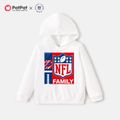 NFL Family Matching Cotton Graphic Hooded Sweatshirts White image 4