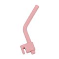 Baby Silicone Straw Multicolor Non-disposable Straw Food Accessories for Baby Self-Feeding Training Dark Pink image 1