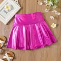 Kid Girl Metallic Laser Skirt Pink