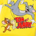 Tom and Jerry Kid Boy Letter Print Short-sleeve Tee Yellow