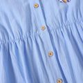 PAW Patrol Family Matching 100% Cotton Front Buttons Flutter-sleeve Mommy and Me Dress Blue image 4