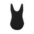 Maternity Knot Front Ribbed One Piece Swimsuit Black