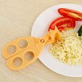 Baby Food Scissor Multifunction Food Cutter Home Kitchen Food Safe Tool for Babies & Toddlers Yellow image 4
