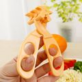 Baby Food Scissor Multifunction Food Cutter Home Kitchen Food Safe Tool for Babies & Toddlers Yellow image 5