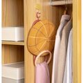 3-pack Round Shape Cap Storage Racks Creative Hat Holder Door Closet Hanger Rack Hooks Organizer Storage Pink