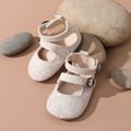 Baby / Toddler Double Buckle Velcro Prewalker Shoes Apricot