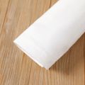 Baby Boy 95% Cotton Long-sleeve Letter Print White Romper White