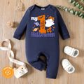 Halloween Baby Boy/Girl 95% Cotton Long-sleeve Graphic Jumpsuit Color-A