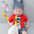 Baby Cute Cartoon Handkerchief Clip Nipple Pacifier Chain Double Head Bib Clip Baby Feeding Comfort Toy Purple