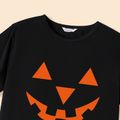 Halloween Pumpkin Face Print 100% Cotton Short-sleeve Family Matching T-shirts Multi-color
