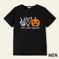 Halloween Family Matching 95% Cotton Short-sleeve Graphic T-shirts Multi-color