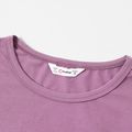 Women Graphic Letter Figure Print Round-collar Long-sleeve Tee Color-A